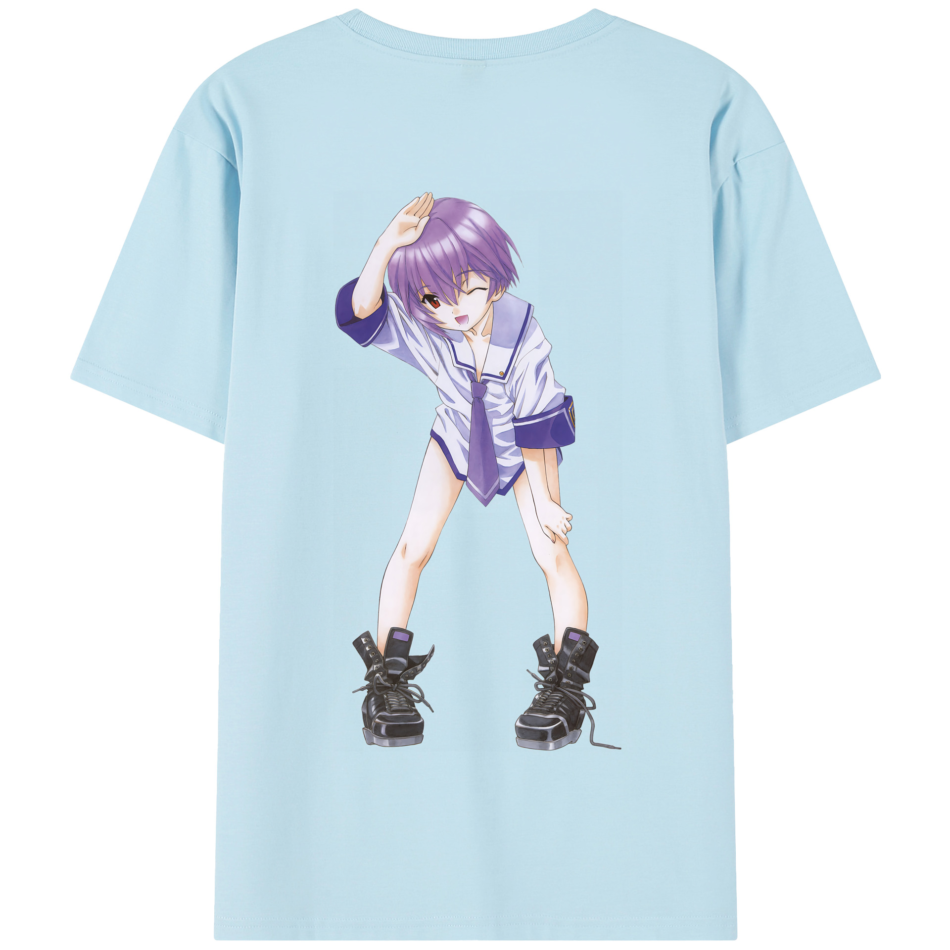（画像用） EVA 新世紀エヴァンゲリオン 綿100％半袖Tシャツ（背面プリント）